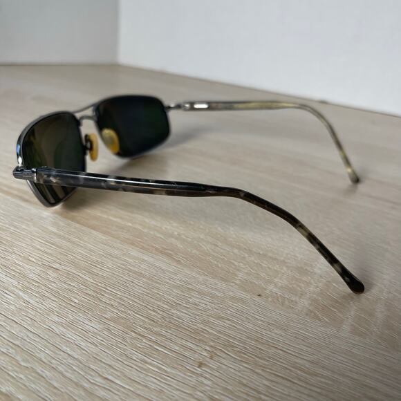 Maui Jim MJ-162-02 Kahuna Sunglasses READ Marble Gunmetal Aviator Japan - Picture 11 of 13